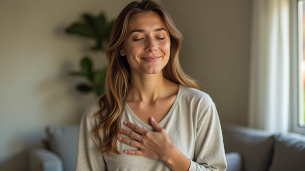 Person praktiziert Atemtechniken zur Emotionalen Regulation